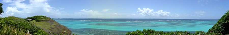 Panoramique des Grenadines