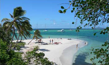 Les superbes plages des Antilles